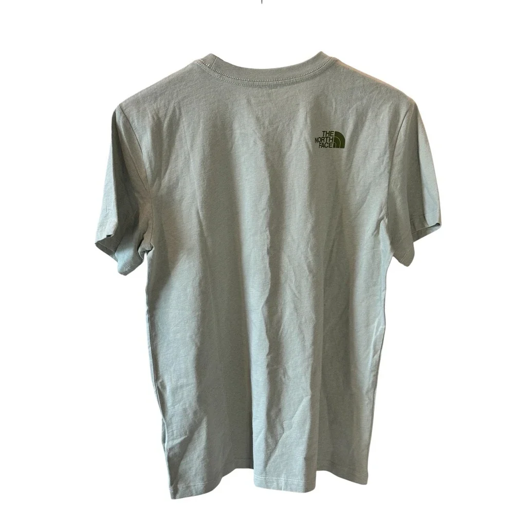The North Face Womens Sage Green Graphic Logo T-Shirt A8EWB F25 Size S - Picture 4 of 8